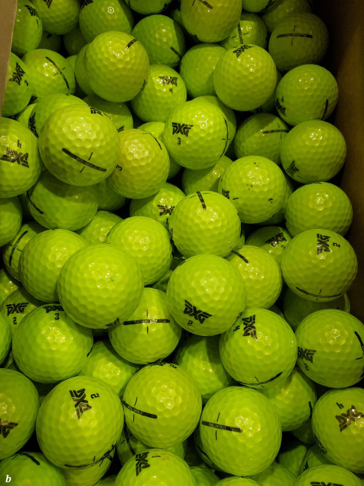 PXG Xtreme Yellow Mix 24 Pack Used Golf Balls AAAA 4A Near Mint Recycled Balls