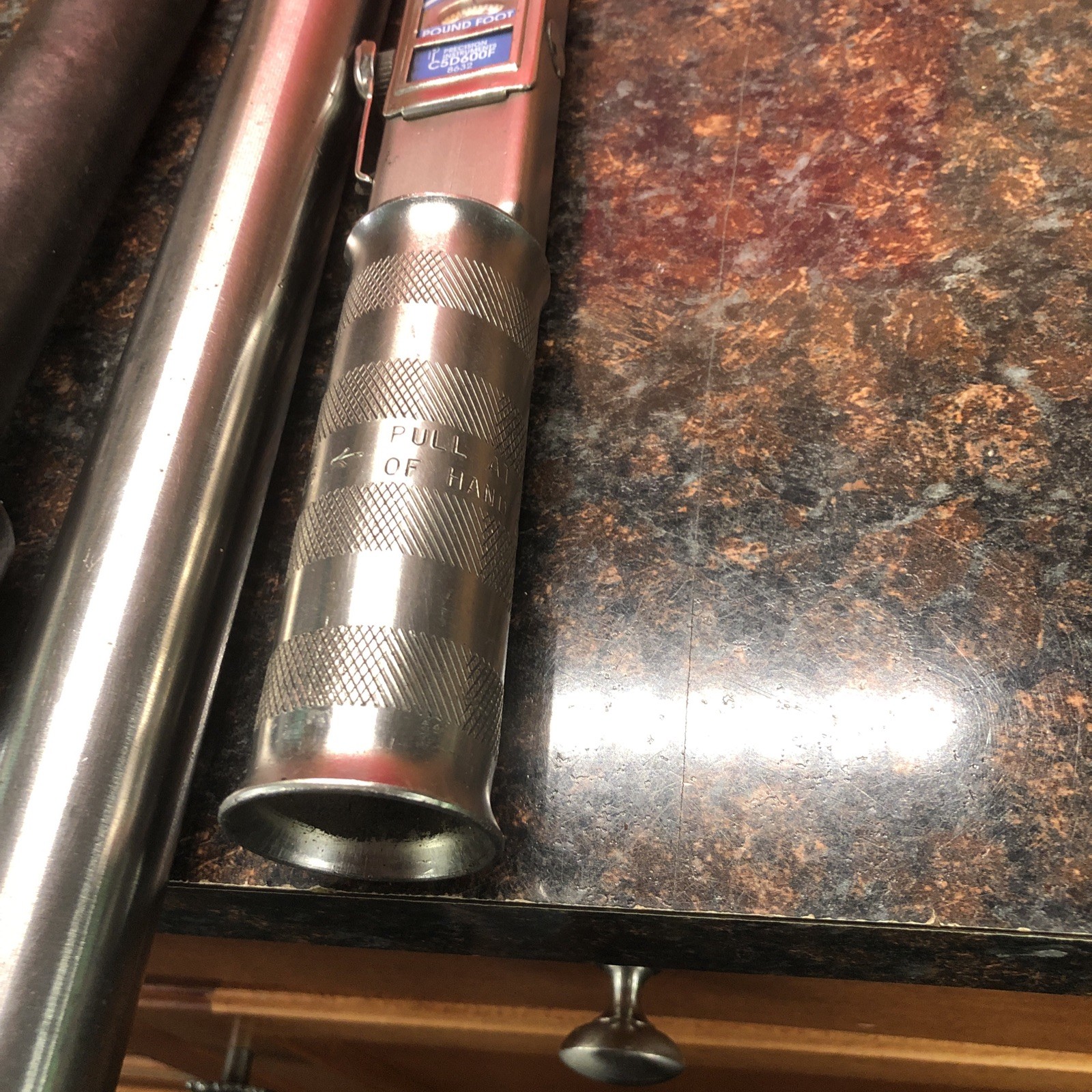 Precision Instruments 1" Drive Split-beam Click Torque Wrench C5D600F (LOOK)