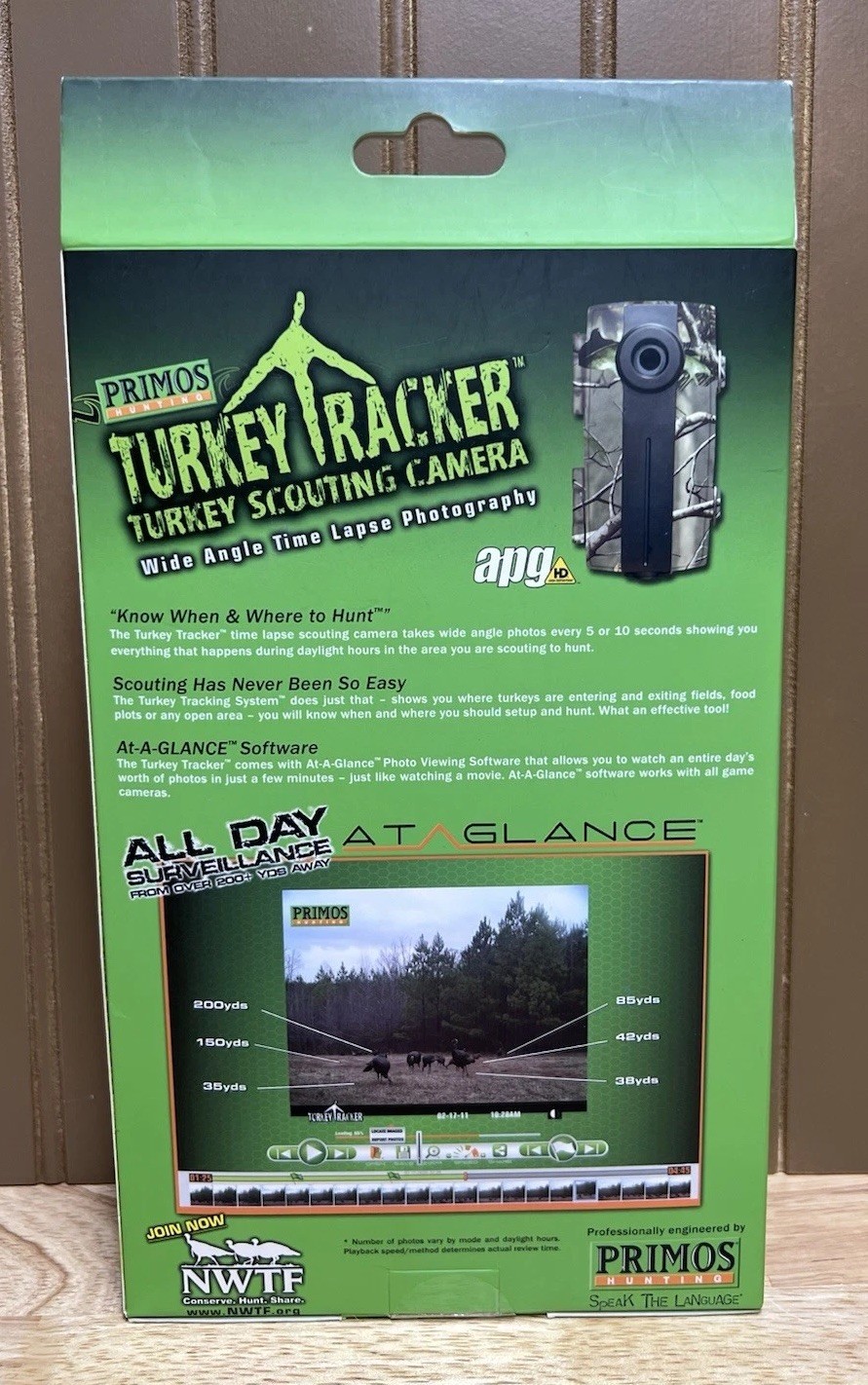 Primos Hunting TURKEY TRACKER Scouting Camera (# 63071) w/ Wide Angle Time Lapse