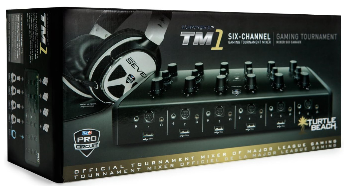 Turtle Beach Ear Force TM1 6-Channel Tournament Mixer TB300-0105-01 NEW SEALED