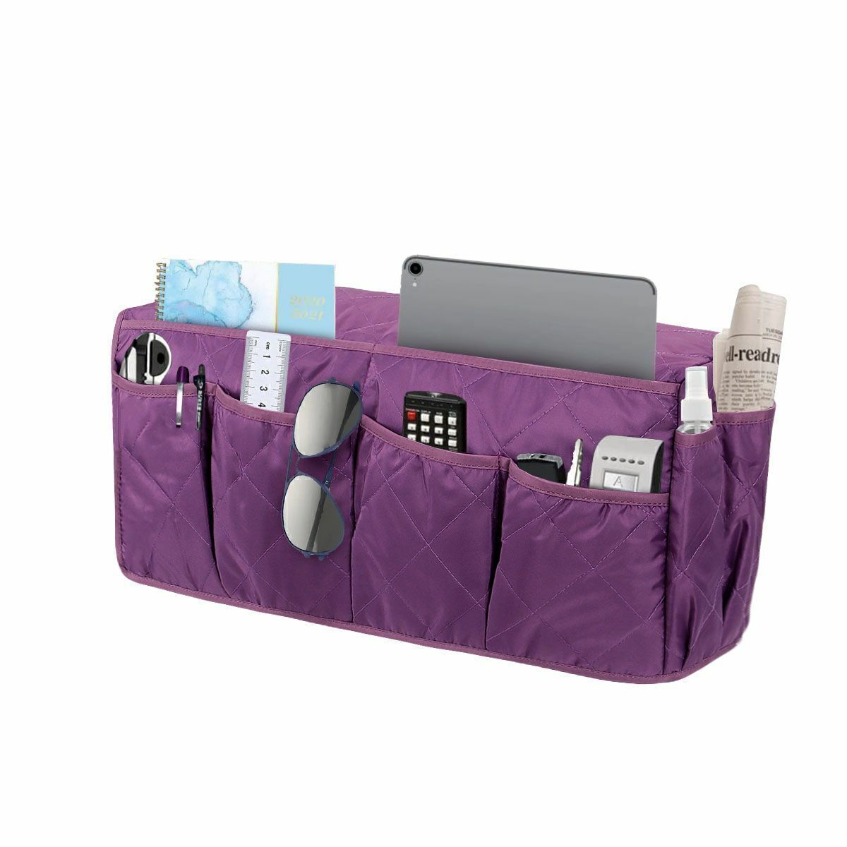 14 Pockets Sofa Arm Rest TV Remote-Control Tidy Organizer Holder Chair Couch Bag