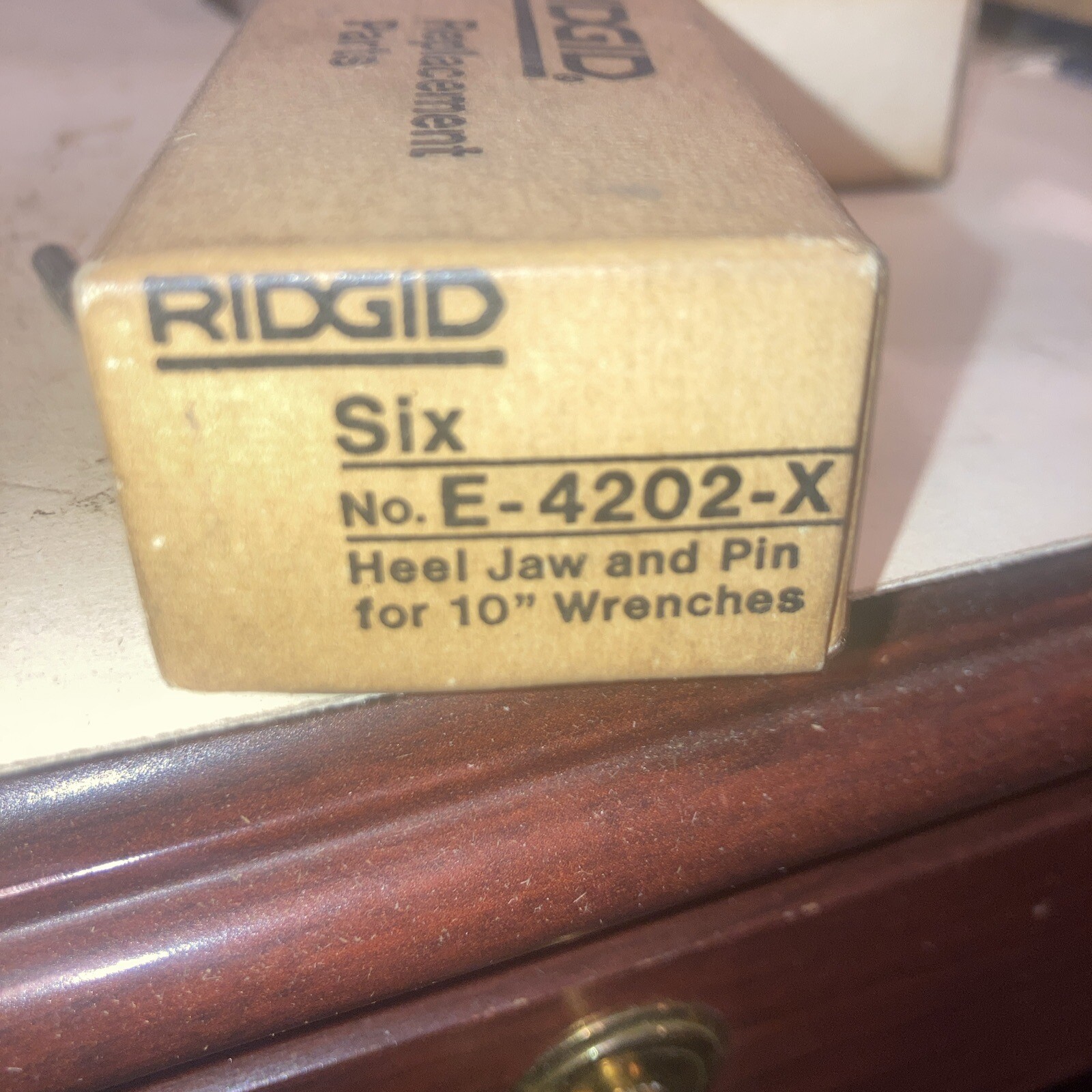 Ridgid 31610 Heel Jaw with Pin - For #10 Pipe Wrench