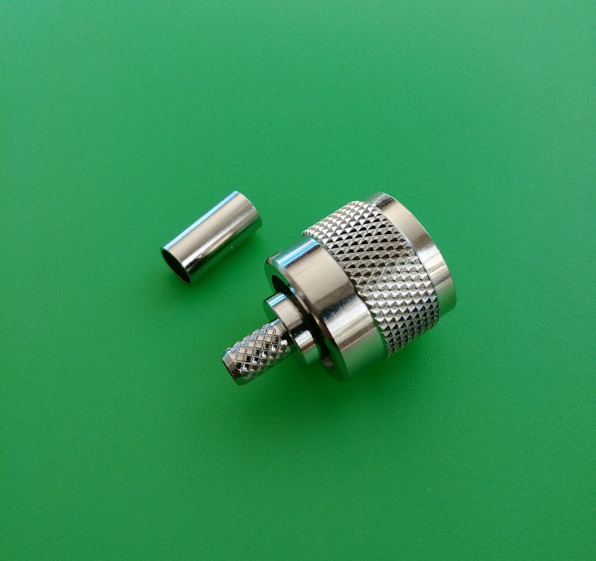 (1 SET) UHF Male Crimp Type RG58/RG58U/RG142/LMR195 Connector - USA Seller
