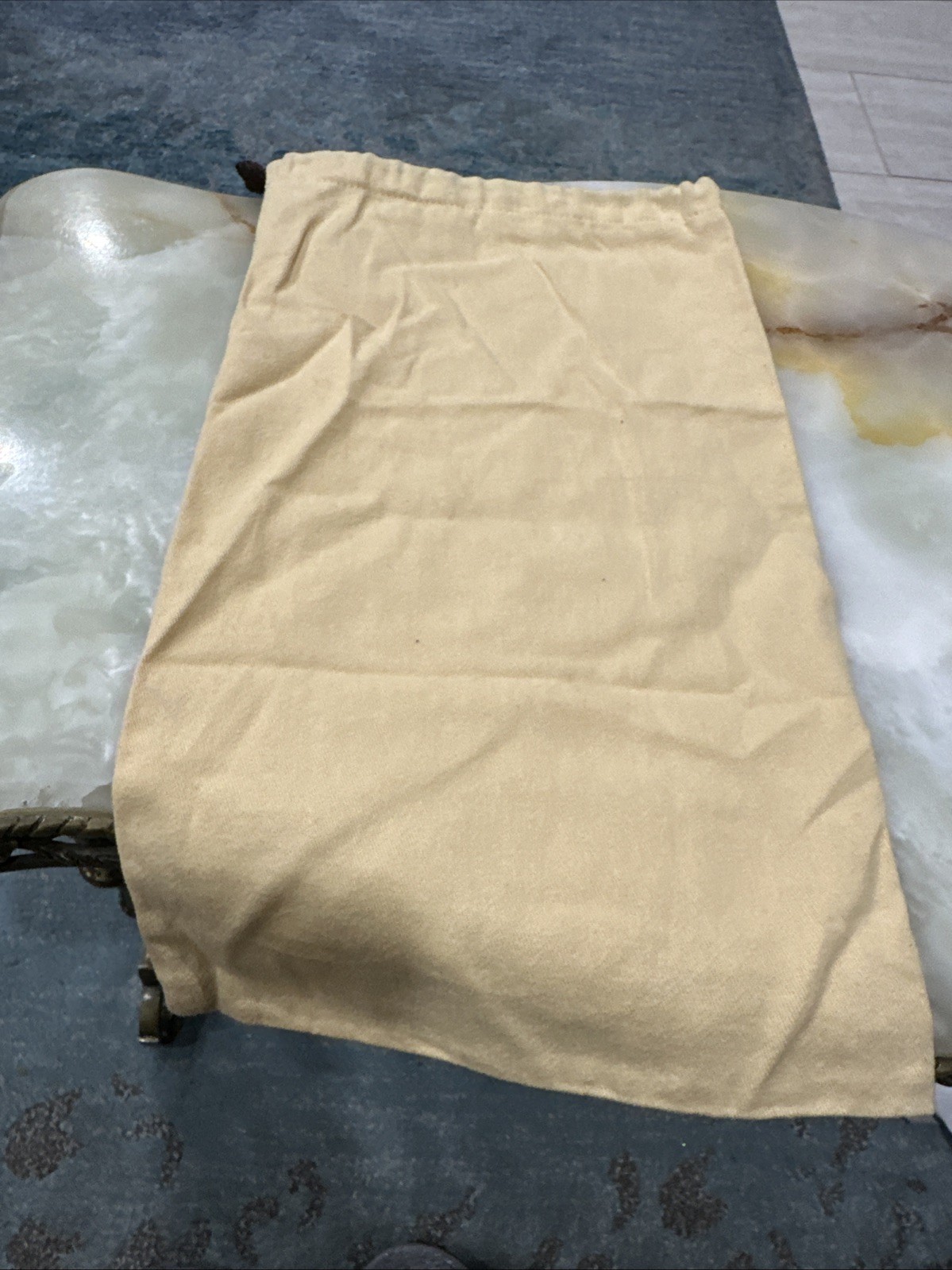 Louis Vuitton - Drawstring Dust Bag - 15”x9" - 100% Cotton - Authentic