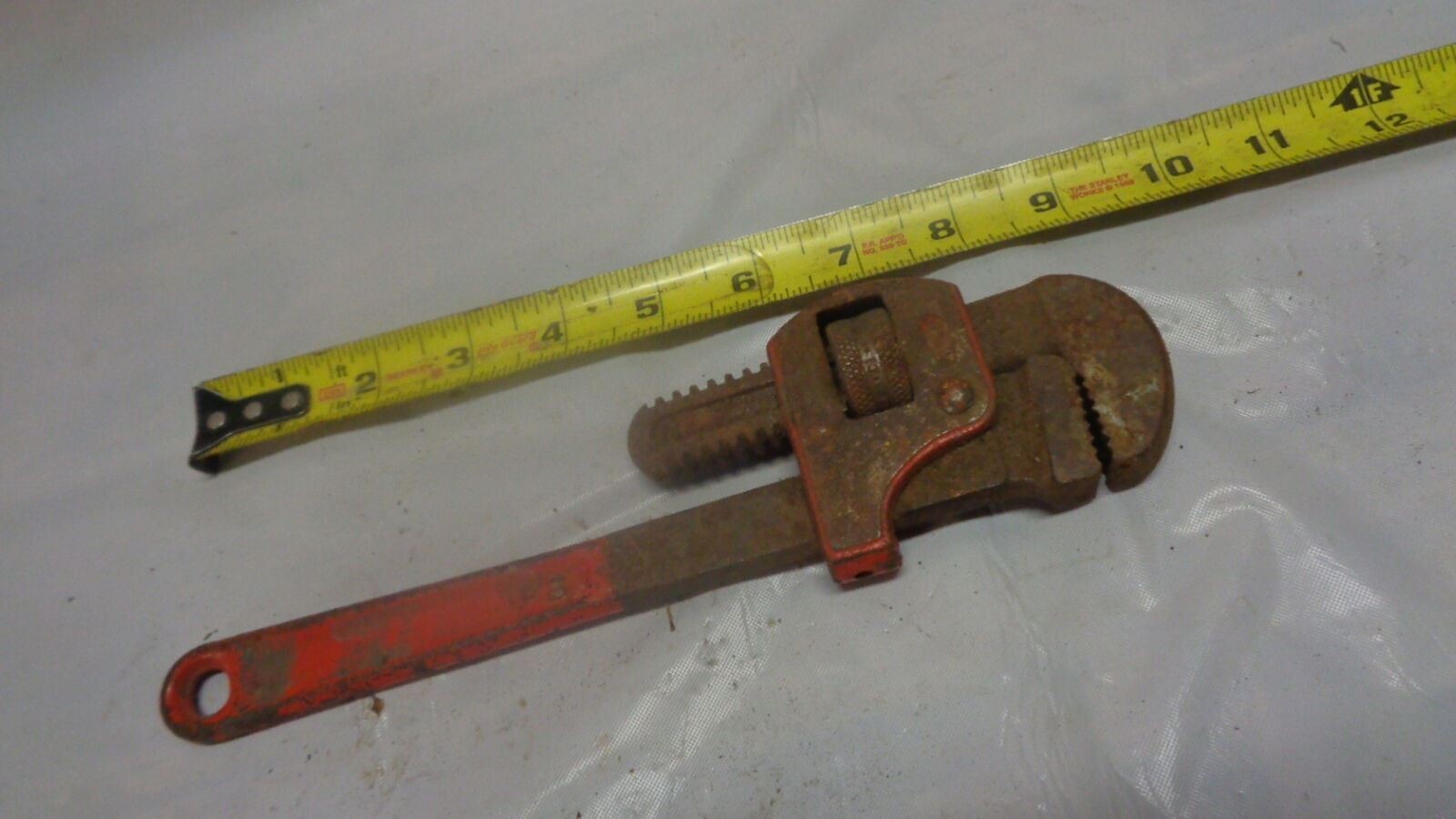 Vintage 10" Pipe Wrench - Made in USA - Good condtion