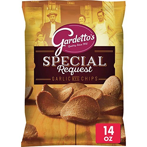 , Roasted Garlic Rye Chips, 14 oz