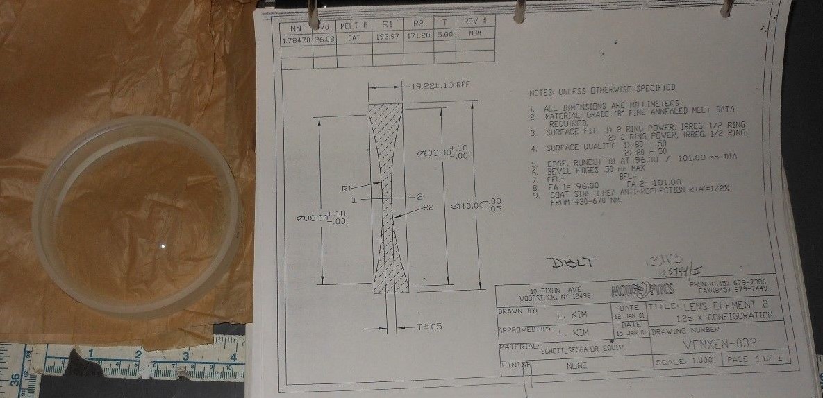 GLASS LENS OPTICAL OPTICS 13113