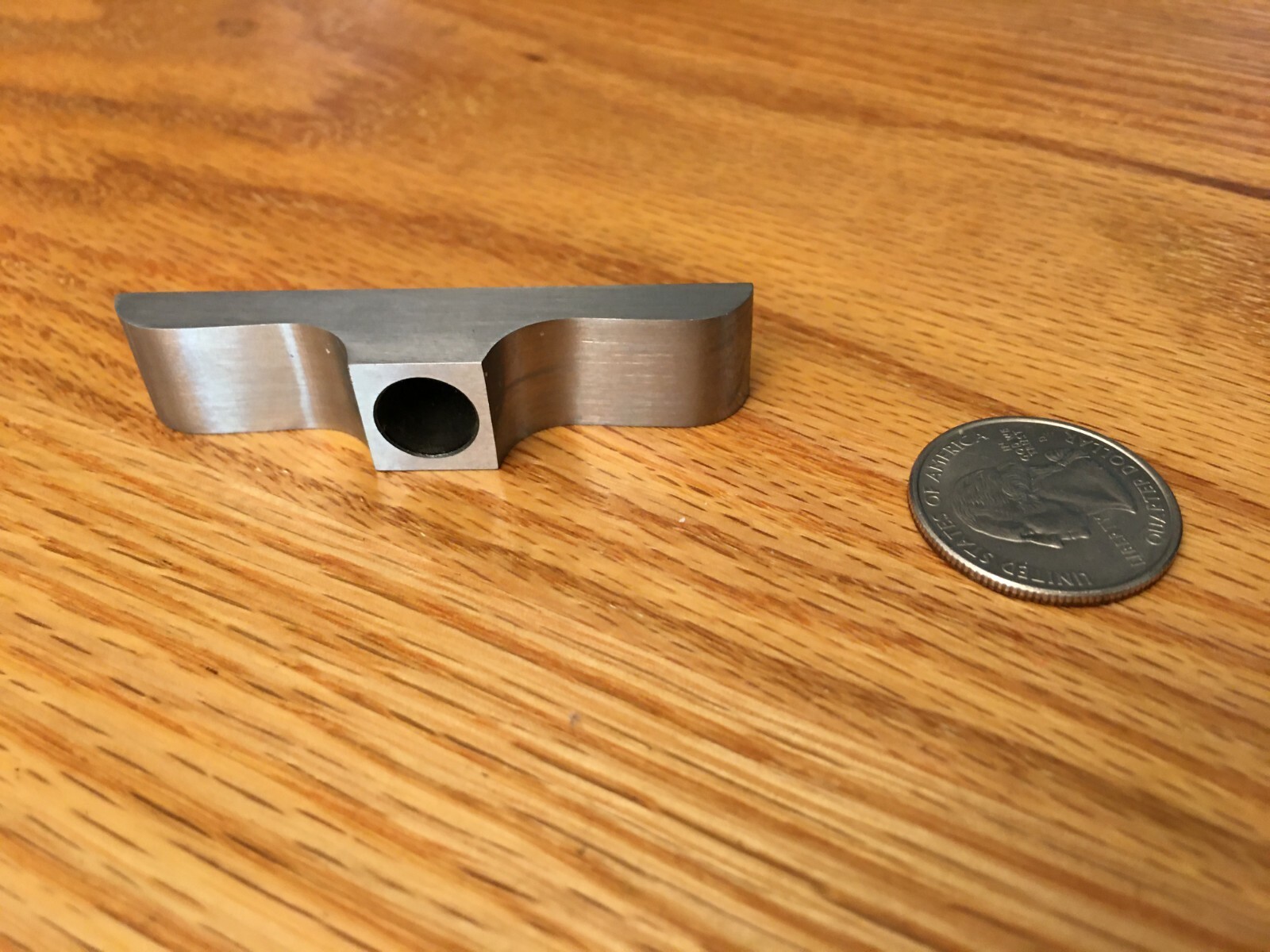 2.5" Stainless Steel Depth Gauge base.