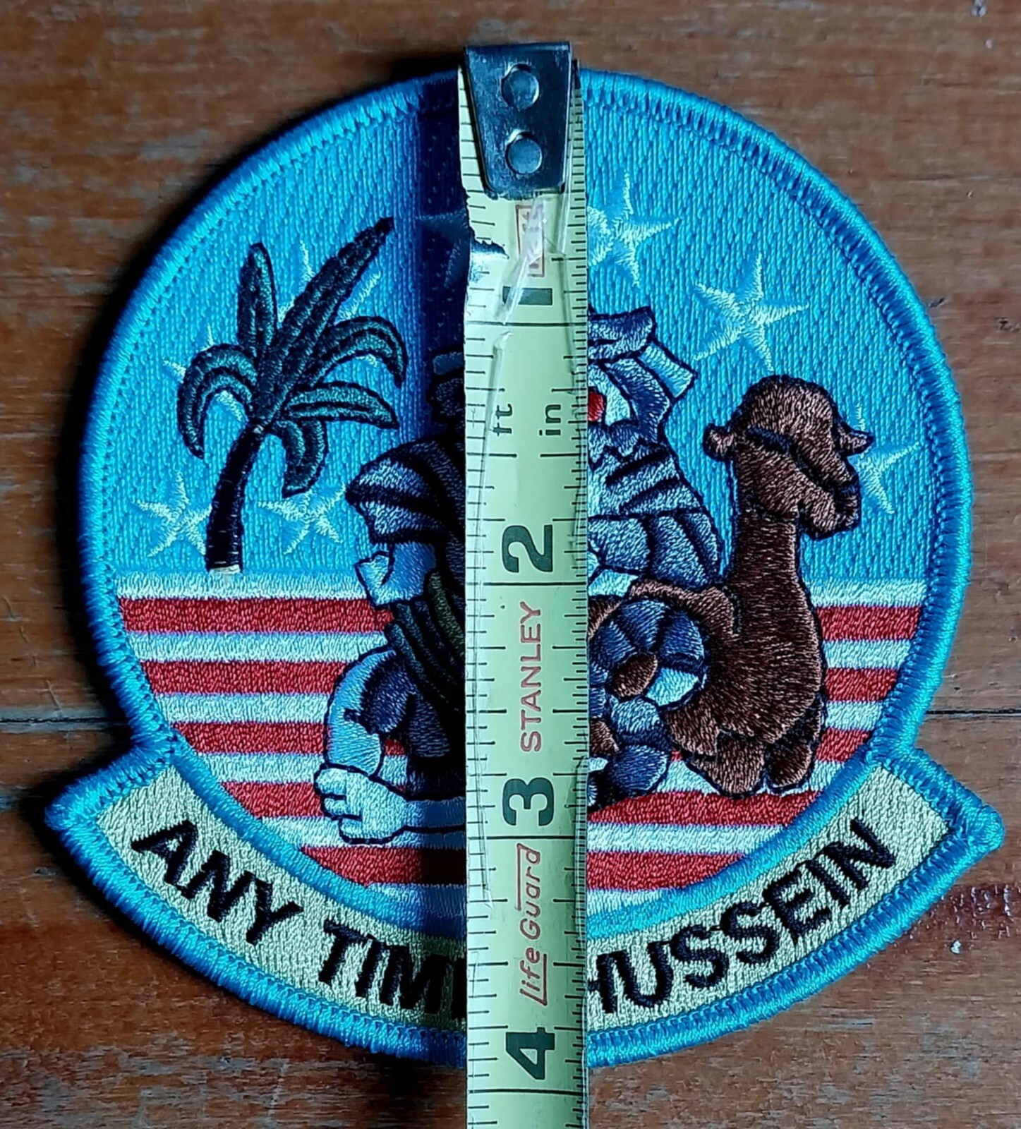 TOMCAT ANYTIME HUSSEIN Navy Military Patch