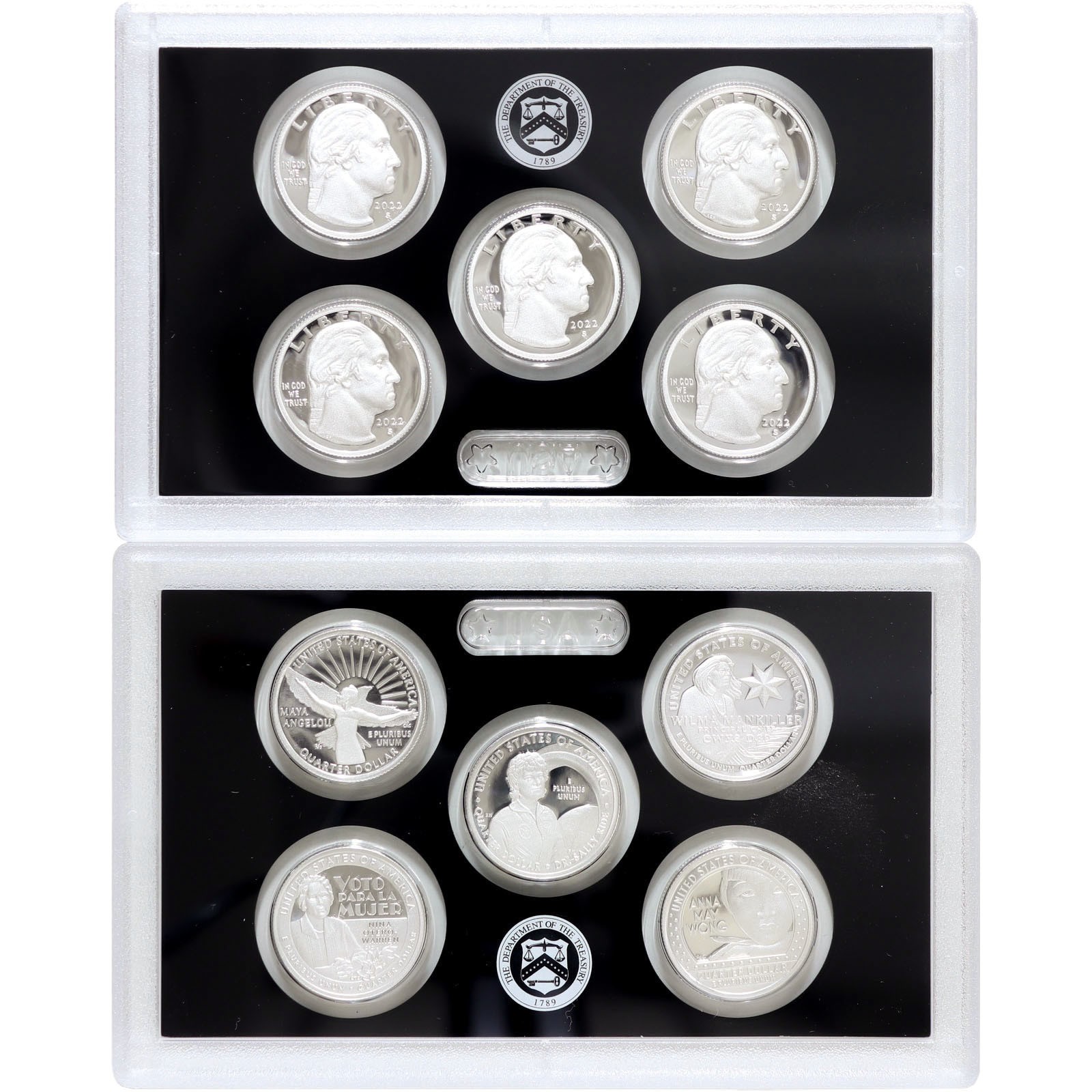 2022 S Proof Set Original Box & COA 10 Coins 99.9% Silver