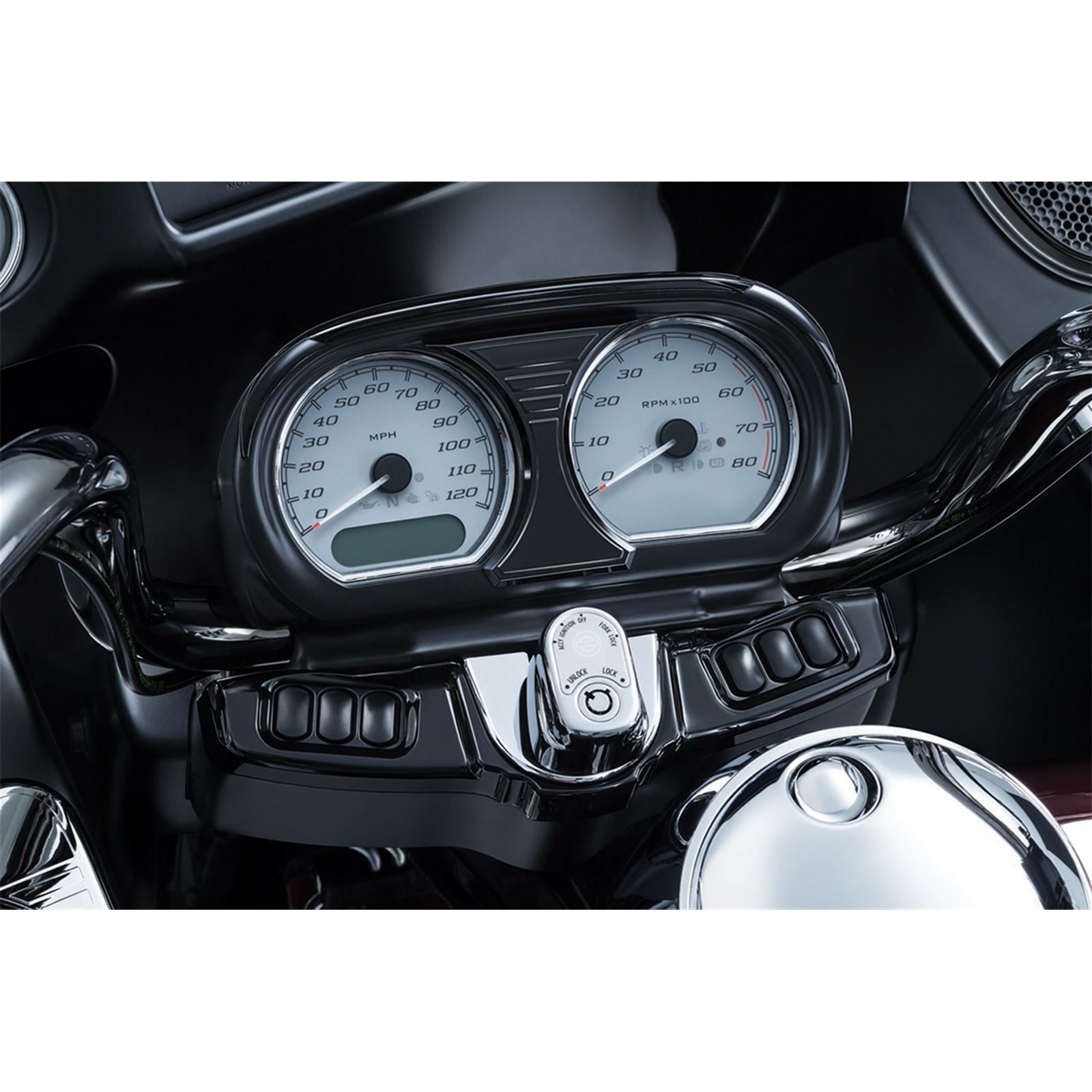 Kuryakyn Accent Switch Panel - Black 6971