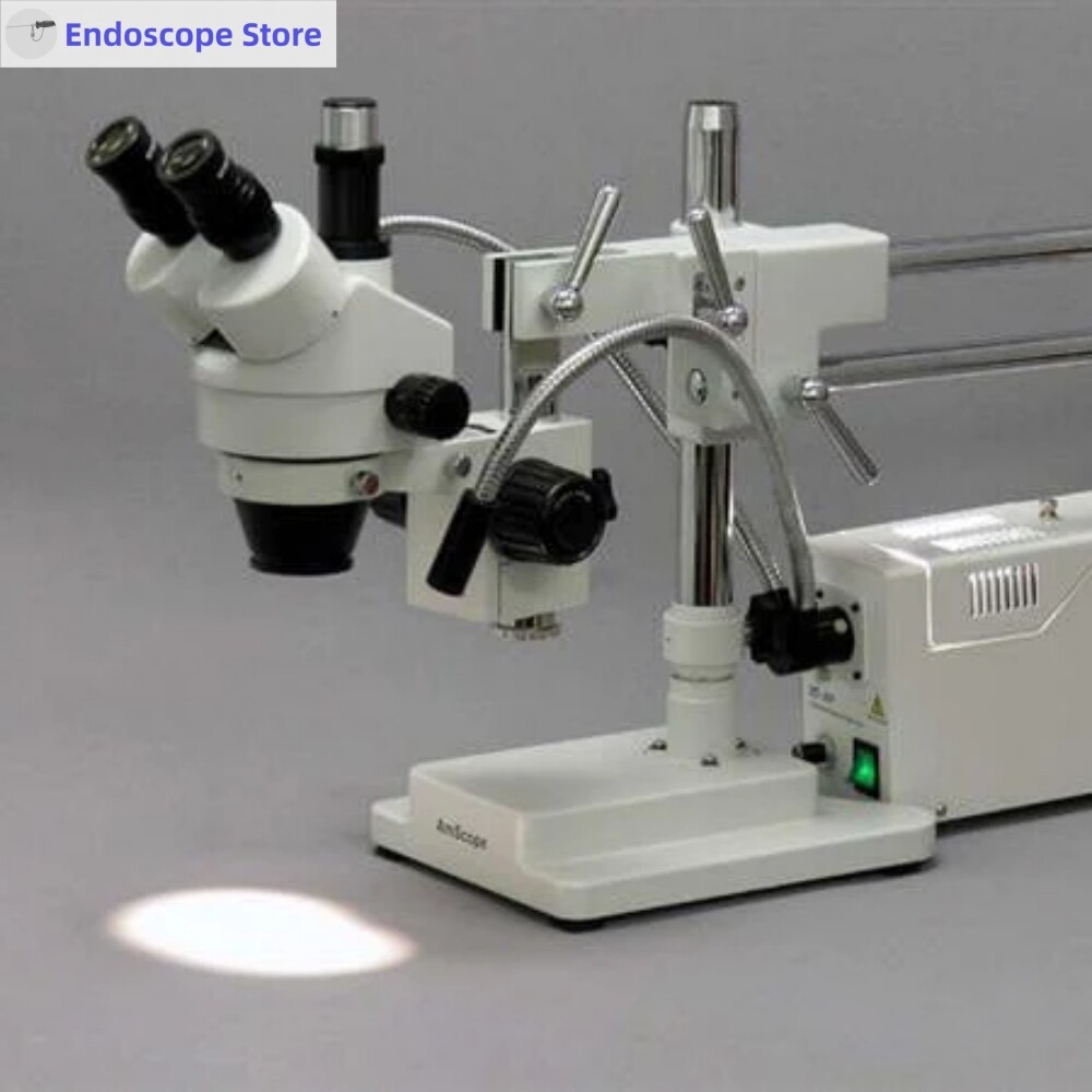Single Dual Gooseneck Fiber Optic Attachment For Microscope Illuminators Φ8mm