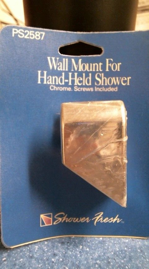 Shower Fresh PS2587, Wall Mount For Hand Held Shower, PLASTIC, Chrome Finish, FS