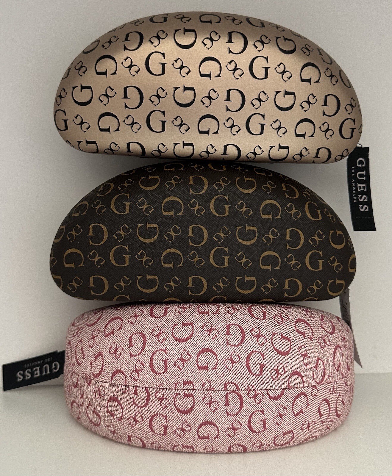 GUESS LOGO PATTERN COLOR HARD CASE FOR SUNGLASSES/GLASSES FRAME/EYEWEAR YOU CHO