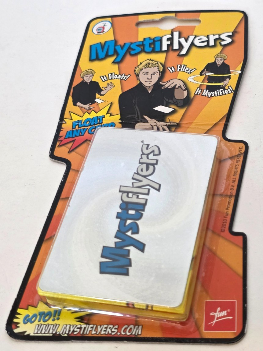 Mystiflyers 2010 Magic Illusion Silver Card Toy Fun Promotion (New) Wow Factory