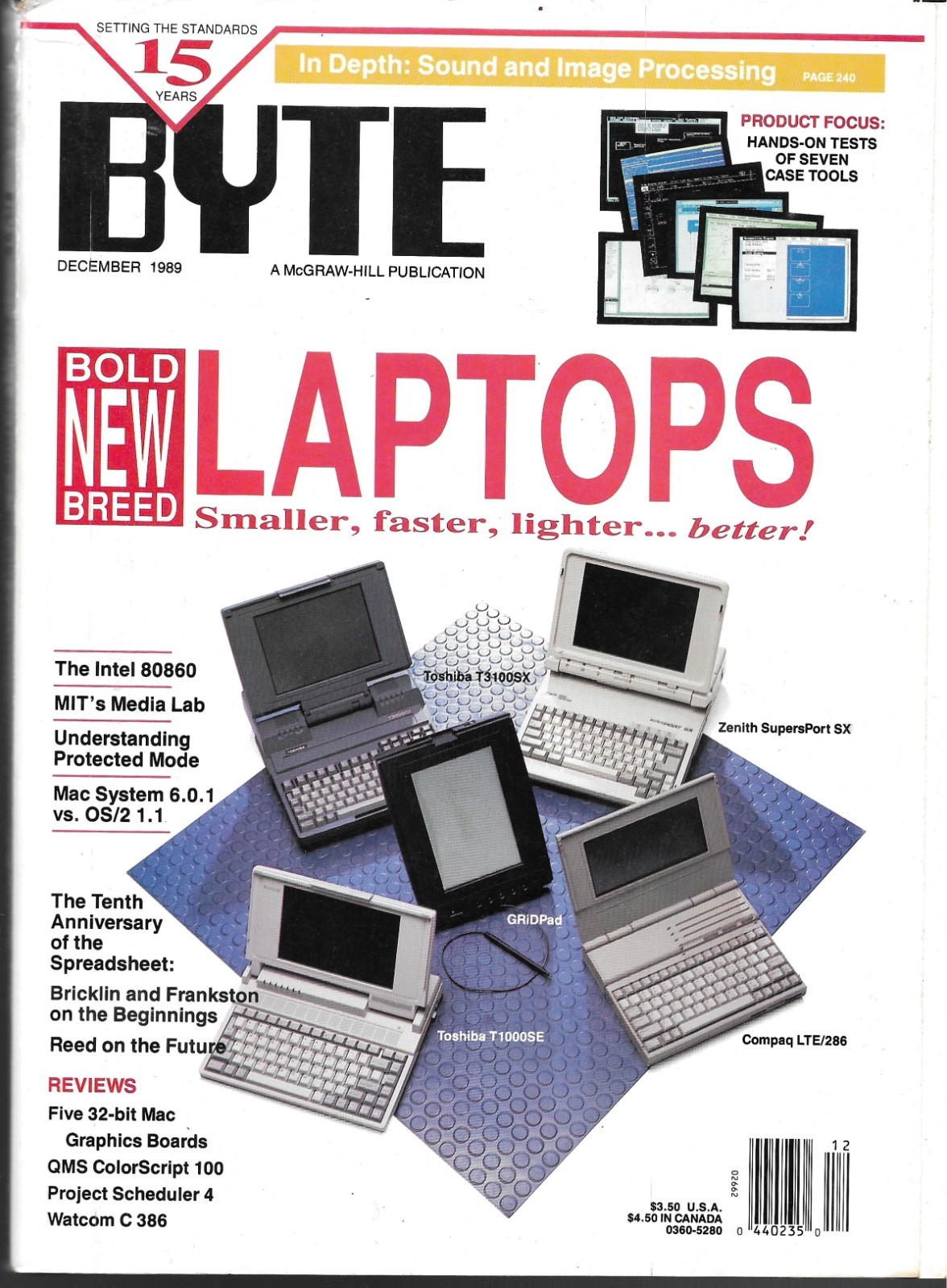 BYTE THE SMALL SYSTEMS JOURNAL MAGAZINE DECEMBER 1989 VOL. 14 NO. 13 (FN+)
