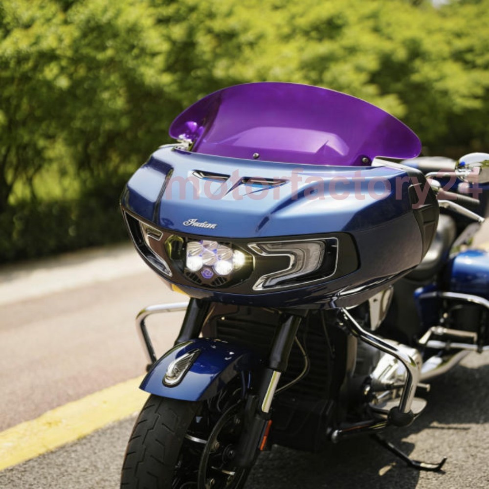 For Indian 2022-2025 Challenger Pursuit 11" Flared Windshield Fairing Windscreen