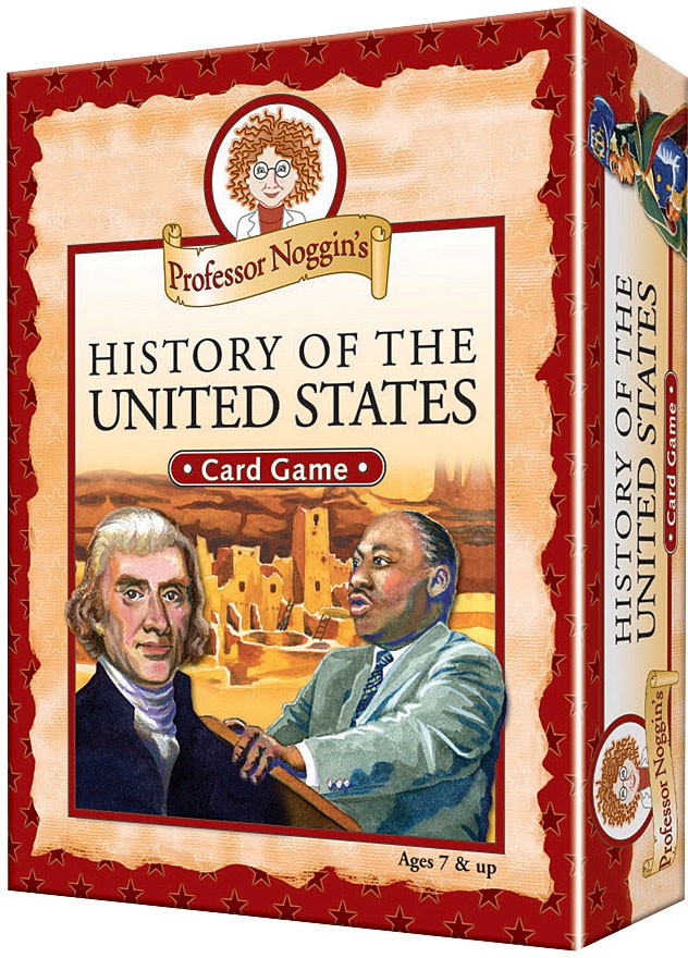 Outset Media Professor Noggin's Card Game: History of Us - Fun and Educational