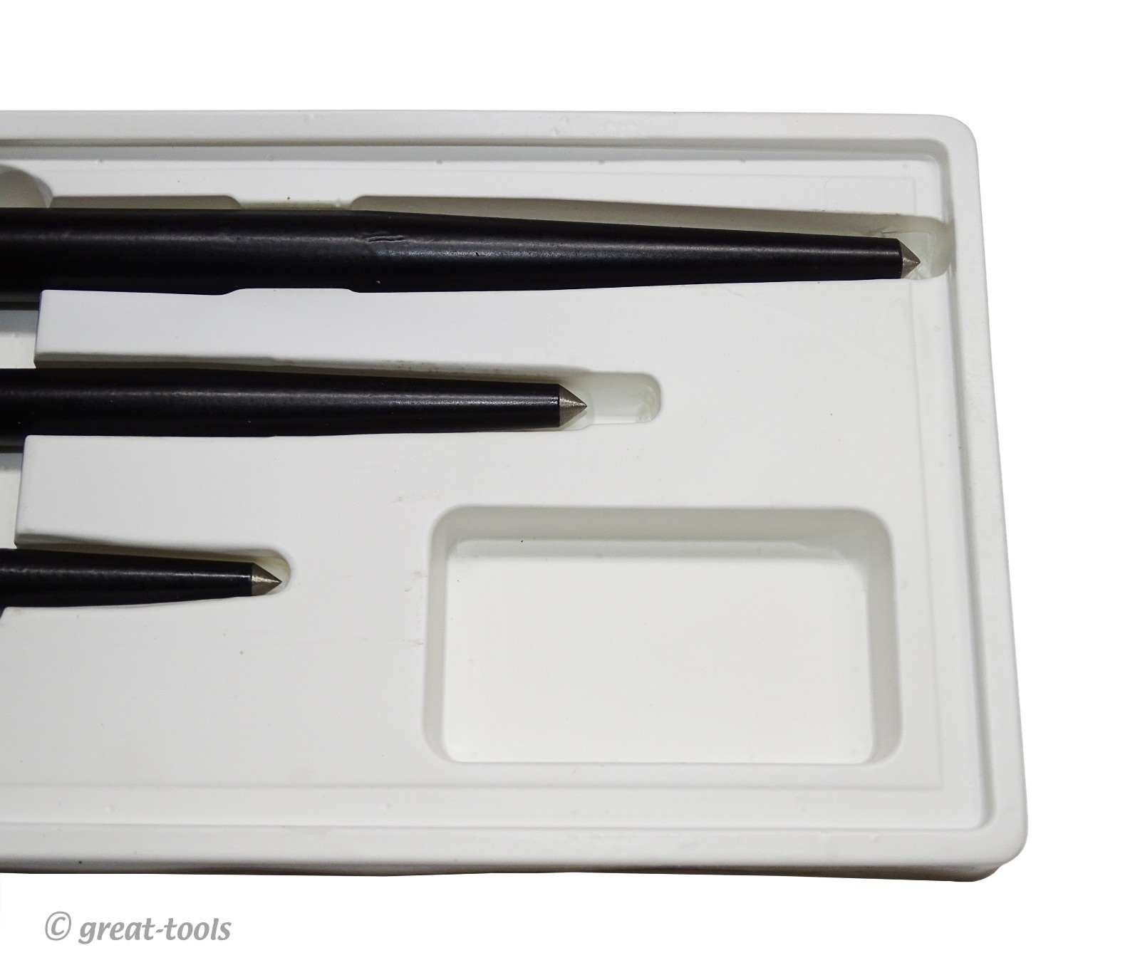 4-PC HEEL PRY BAR SET – rolling head bars, prybars, hand tool, automotive tools