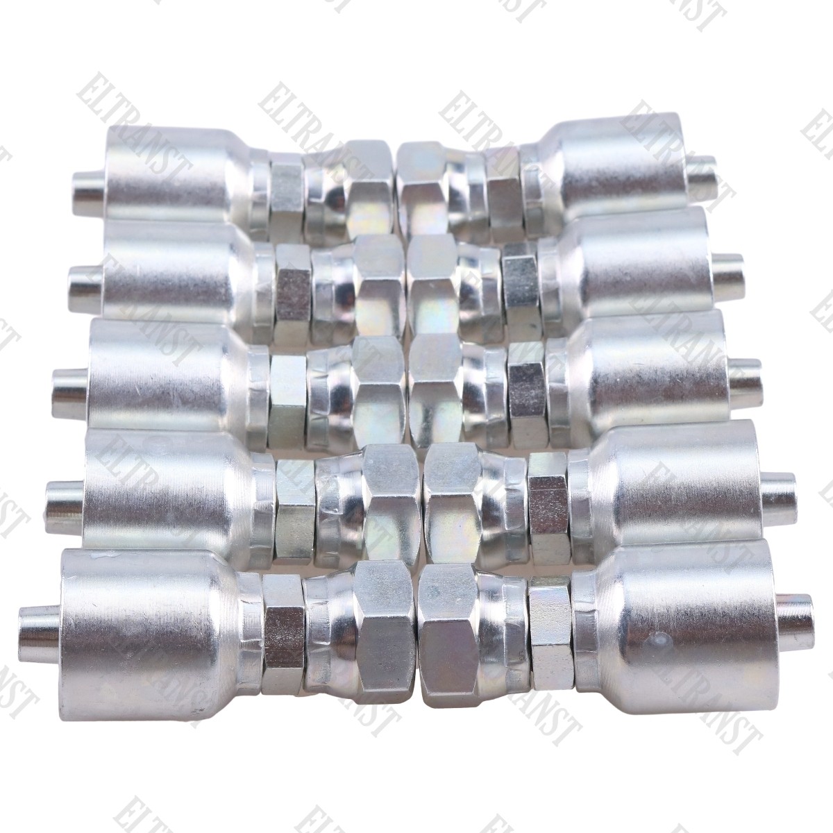For Parker 10X Hydraulic Hose Fitting 1JS43-6-6 With 3/8" Flat Face Seal Thread