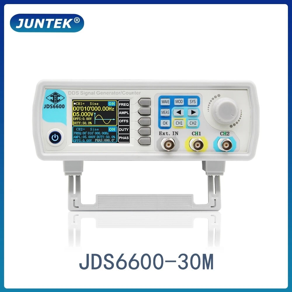 JDS6600 30MHz DDS Function Signal Generator CNC  Arbitrary Waveform Pulse Wave