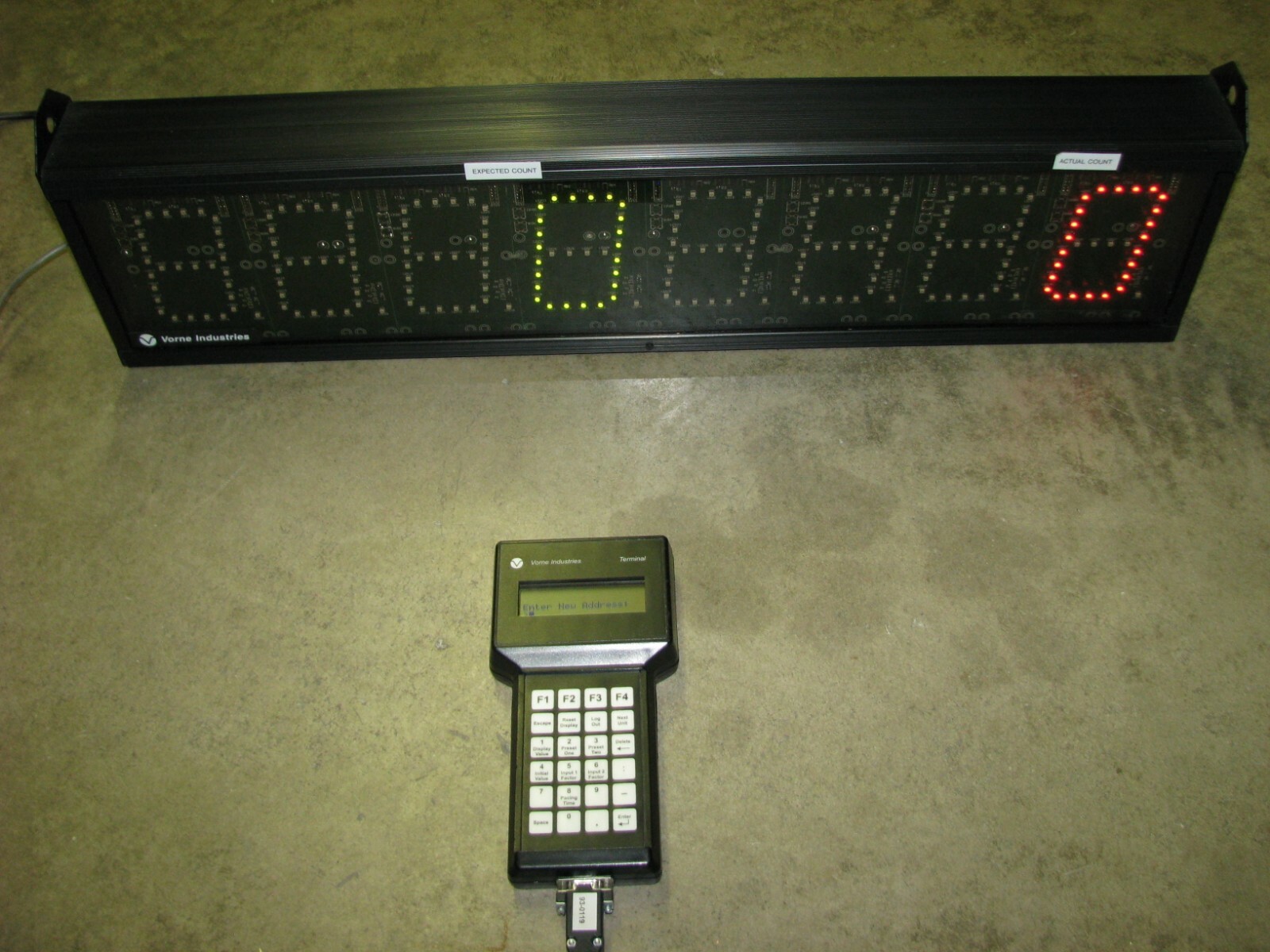 VORNE LED Number Board 87/805-4D-8TX