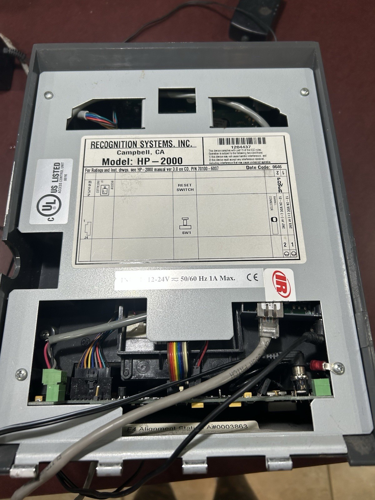 Handpunch 2000 W/ethernet