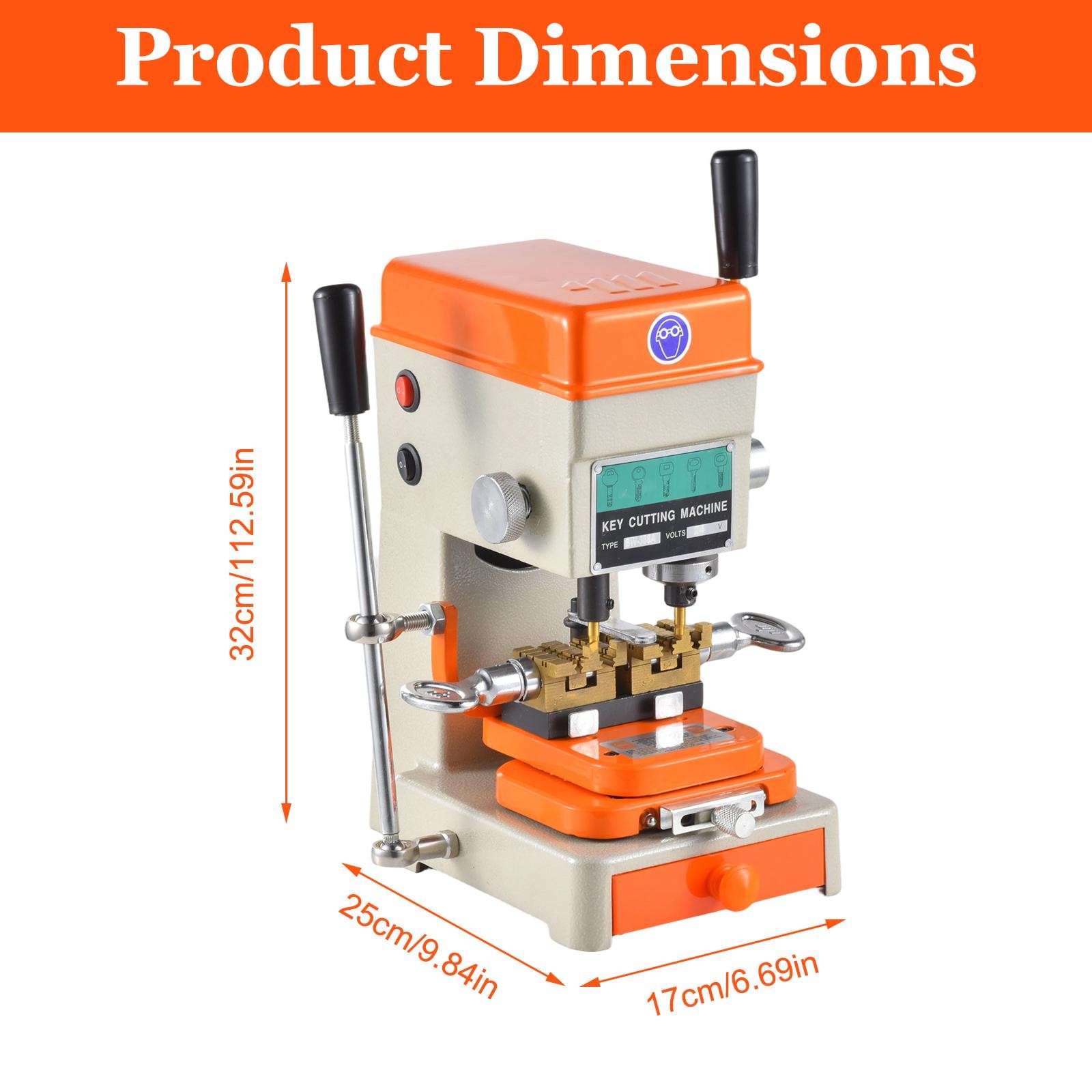 Multifunction Vertical Key Cutting Duplicating Machine Key Cutter Copier Tool