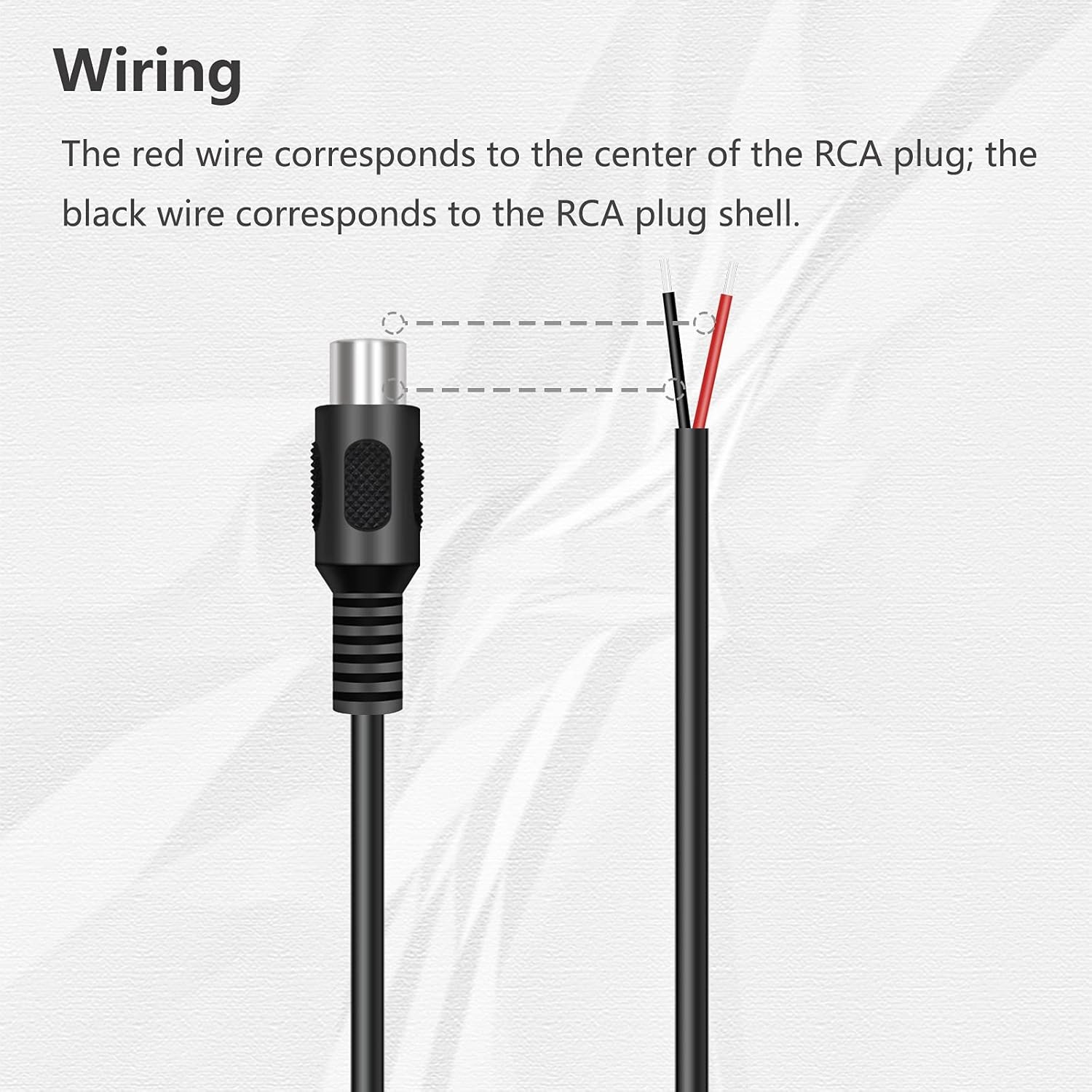 4 Pack RCA Female to Speaker Wire, Plug Adapter Connector Bare...