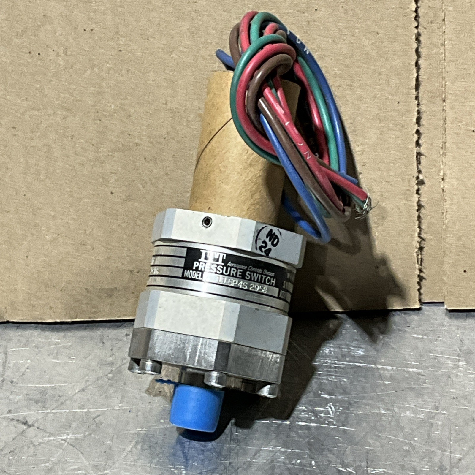Itt 115P4S2958 Pressure Switch 8psi 125/250v-ac
