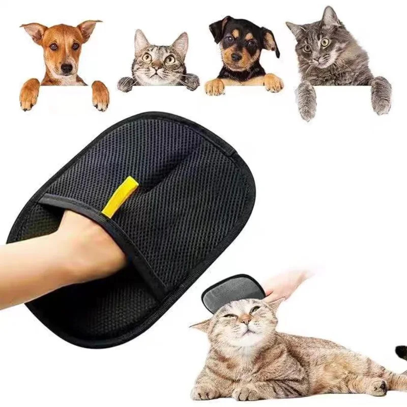 Pet Hair Cleaning and Collection Gloves Pet Double-Sided Multi-Functional Beauty