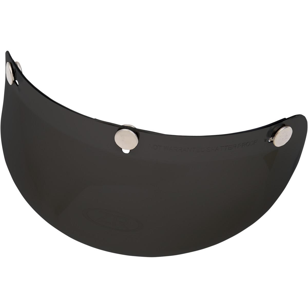 Z1R 0132-0558 Three-Snap Bubble Visor for Drifter Helmets - Black