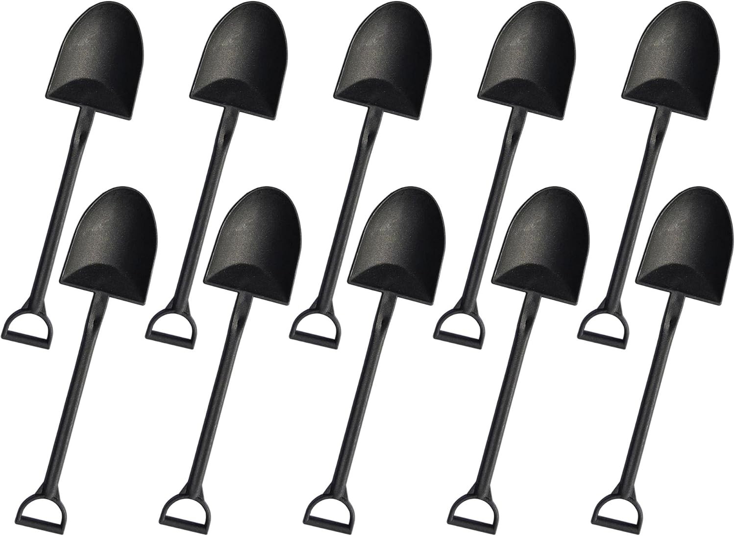 Novelty Mini Shovel Shape Spoons Cute Disposable Plastic