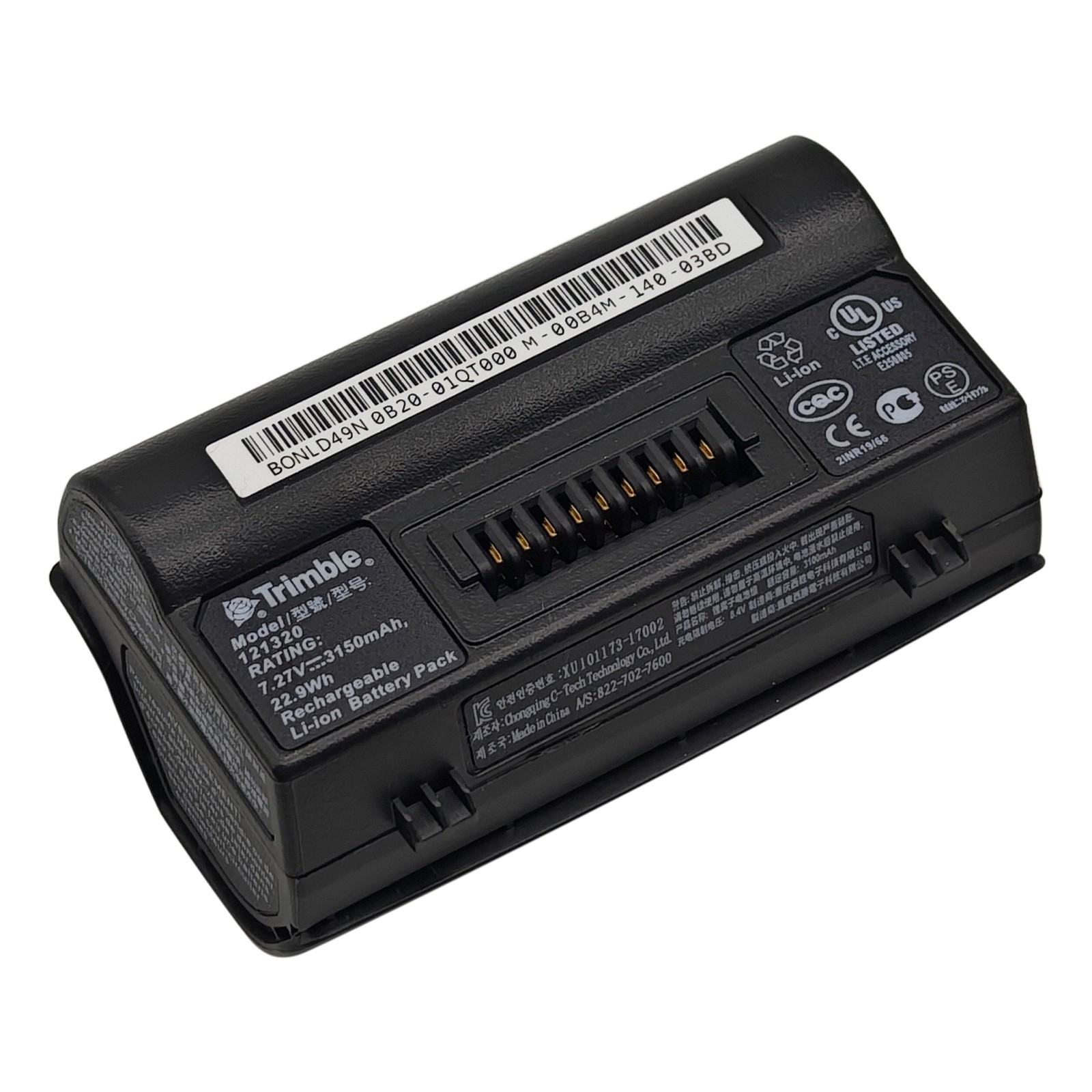 Rechargeable Li-ion Battery Pack 121320 for Trimble TSC7 Data Controller