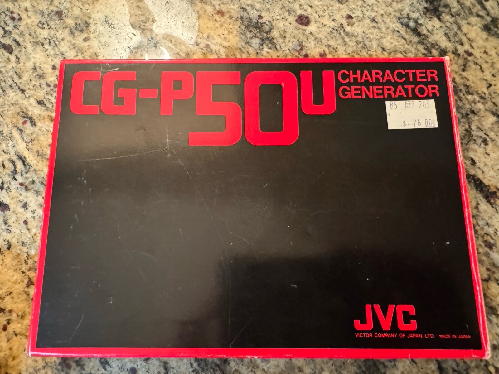 CG-P50 Character Generator NOS