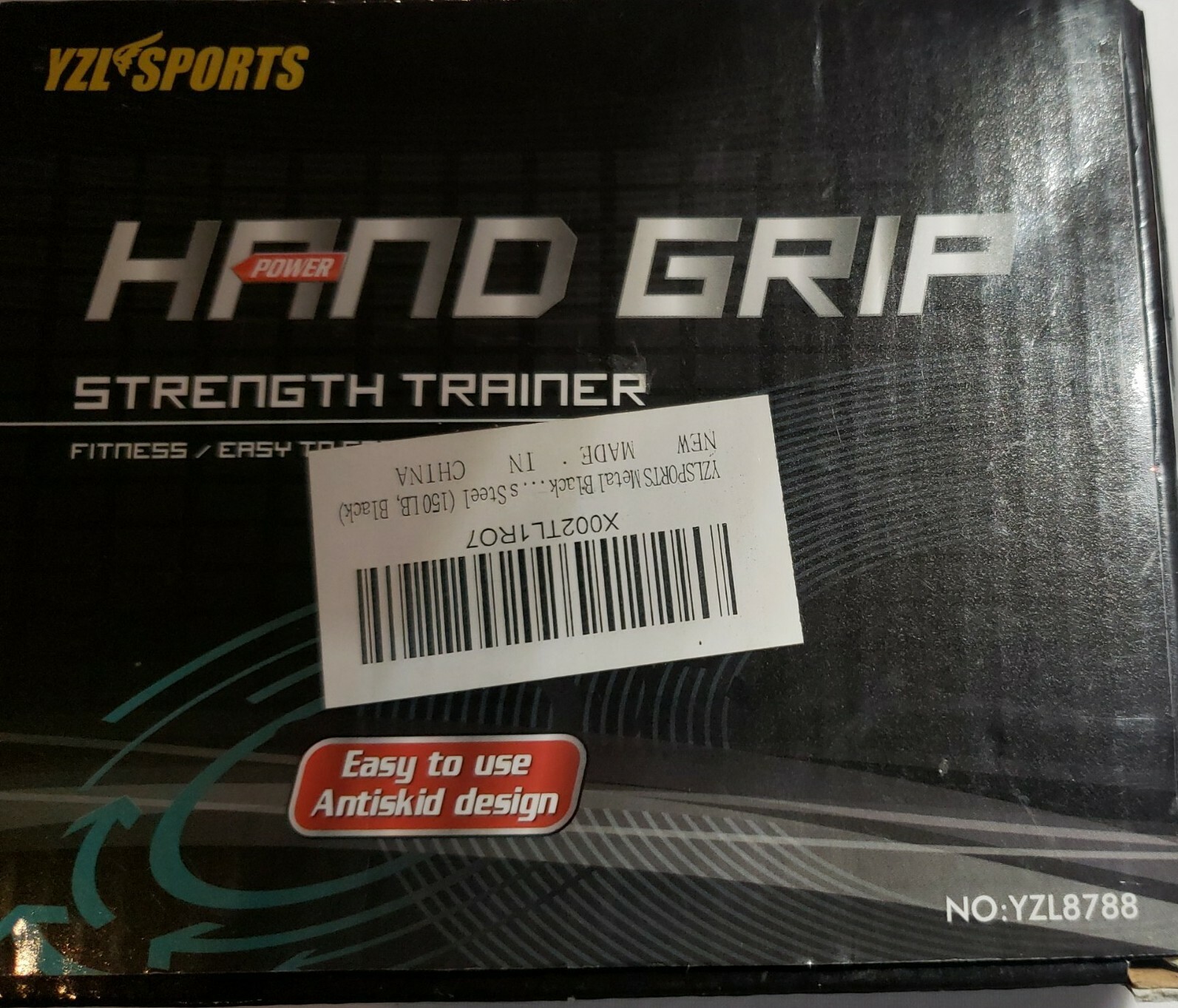 YZL SPORTS Hand Grip Black Steel 150 Lbs