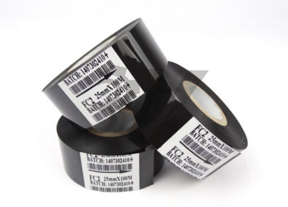 10 PCS Black Hot Stamp Ribbon FC2 25mm x 100m For Coder Printer Machine NEW