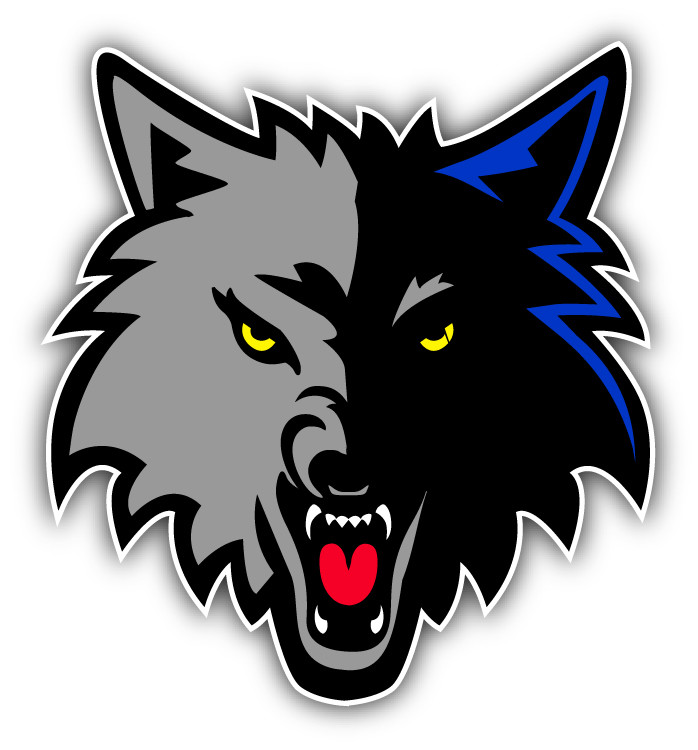 Minnesota Timberwolves NBA Basketball Head  Car Bumper Sticker - 3'' or 5''