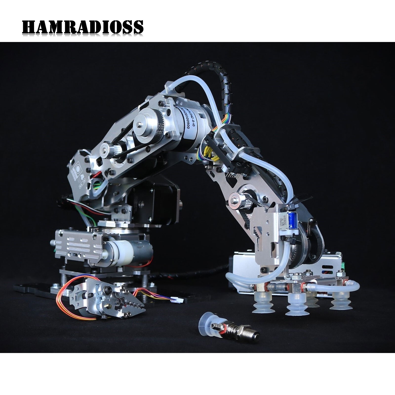 24D Industrial Robot Arm 4-Axis Stepping Planetary Reduction Motor w/ Controller