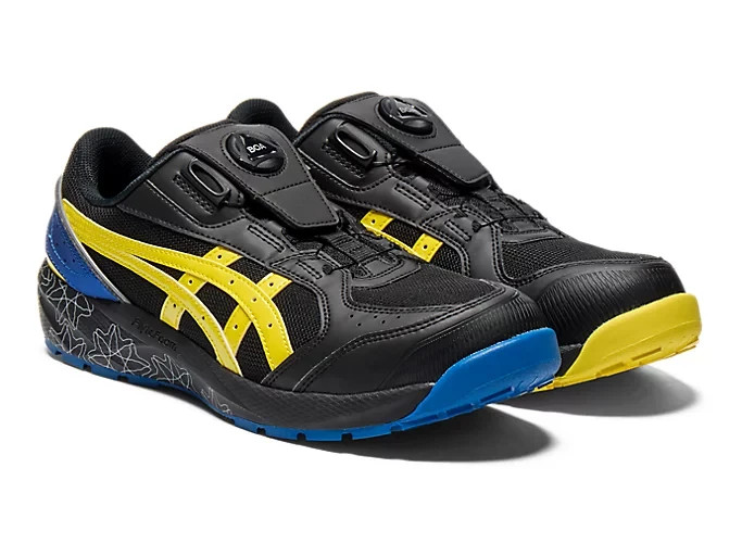 ASICS WINJOB CP229 BOA RR 3 1273A161 001 Black Yellow Safety Shoes