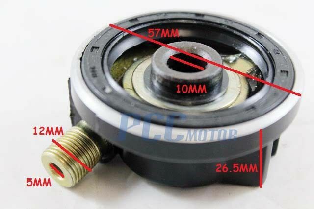 12mm Speedometer Drive Gear for Moped GY6 Scooter SD14