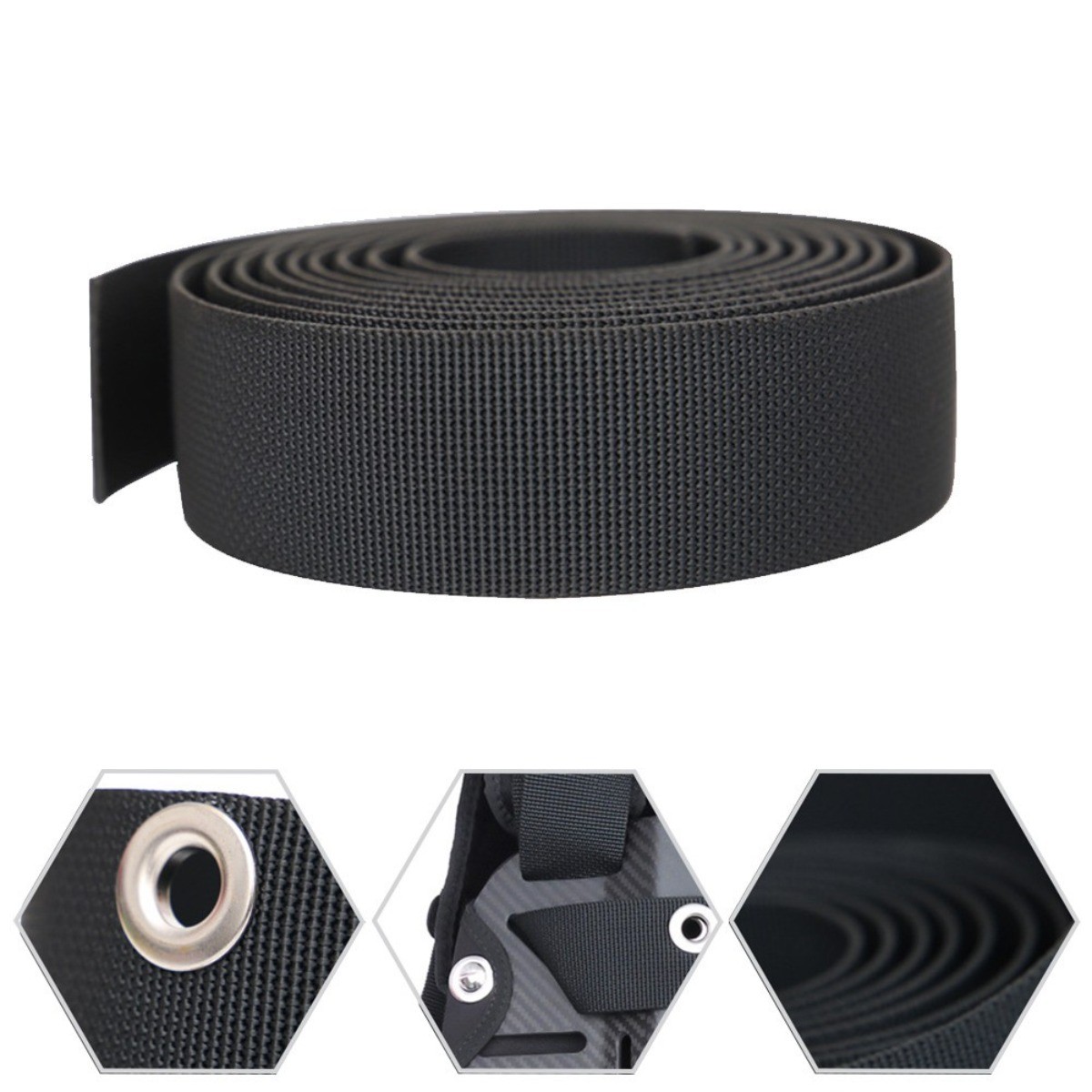 For All Wing-BCD Backplats 3.5m Technical Scuba Diving Backplate Webbing Dive