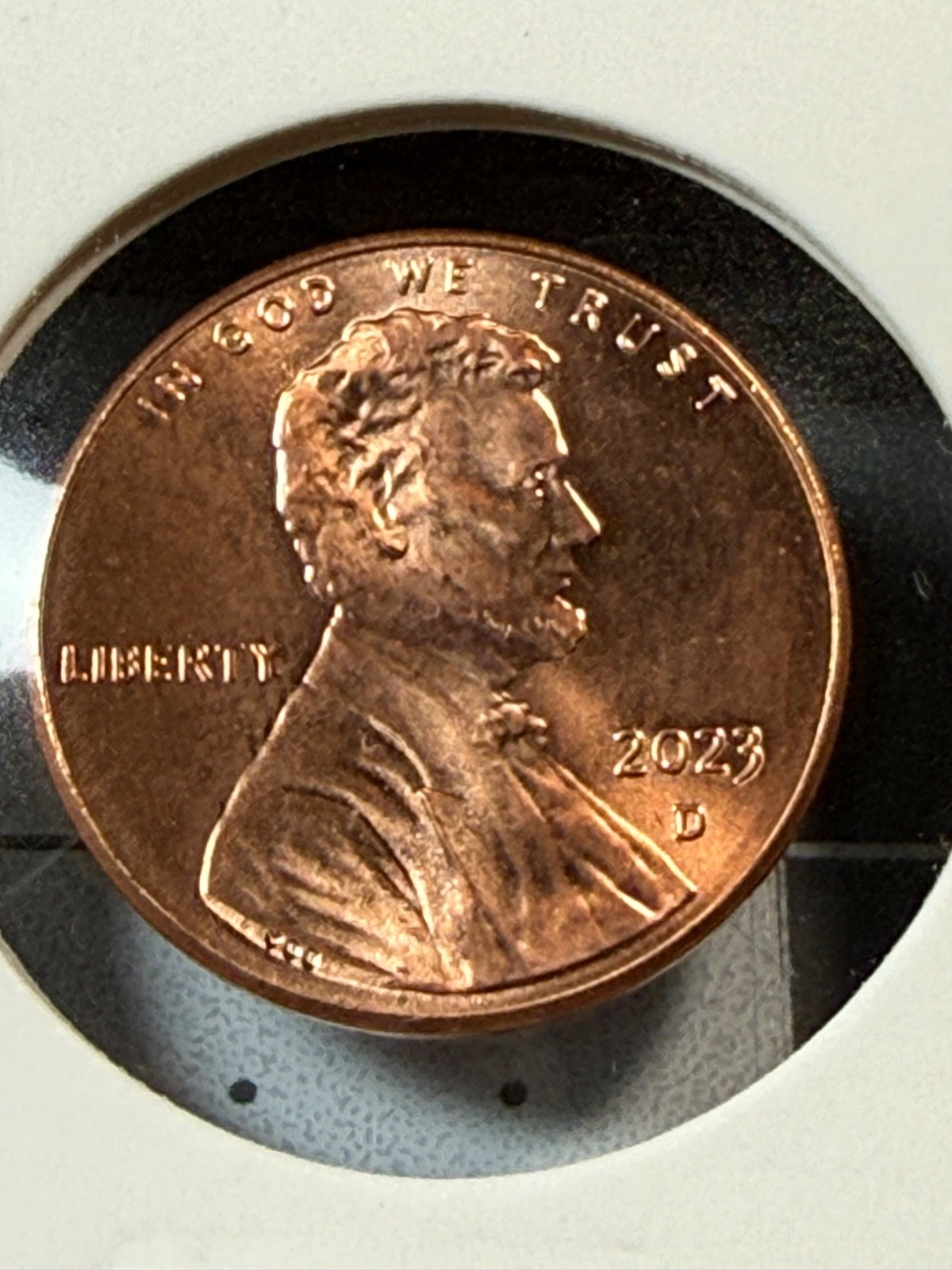 2023 D Penny Die Crack Reverse. Nice Find!