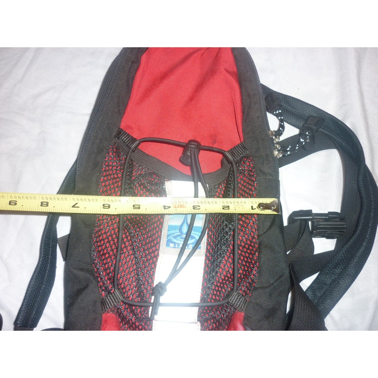 Gregory Mirage Hydration Pack Red Black Hiking Running Backpack Small Slim