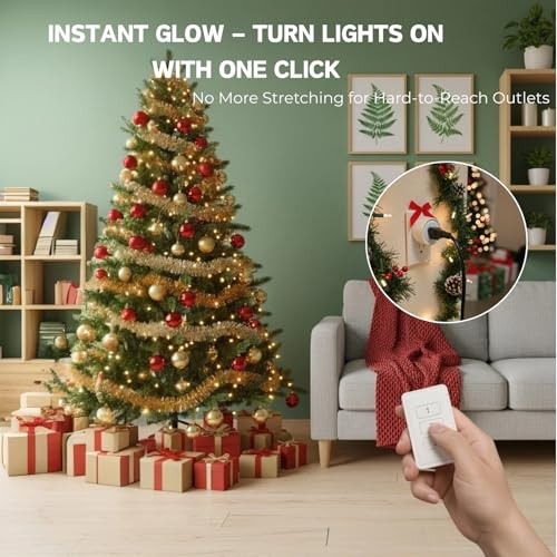 656ft Wireless Wall-Switch: Remote Control Outlet — Lights & Small 3 Pack