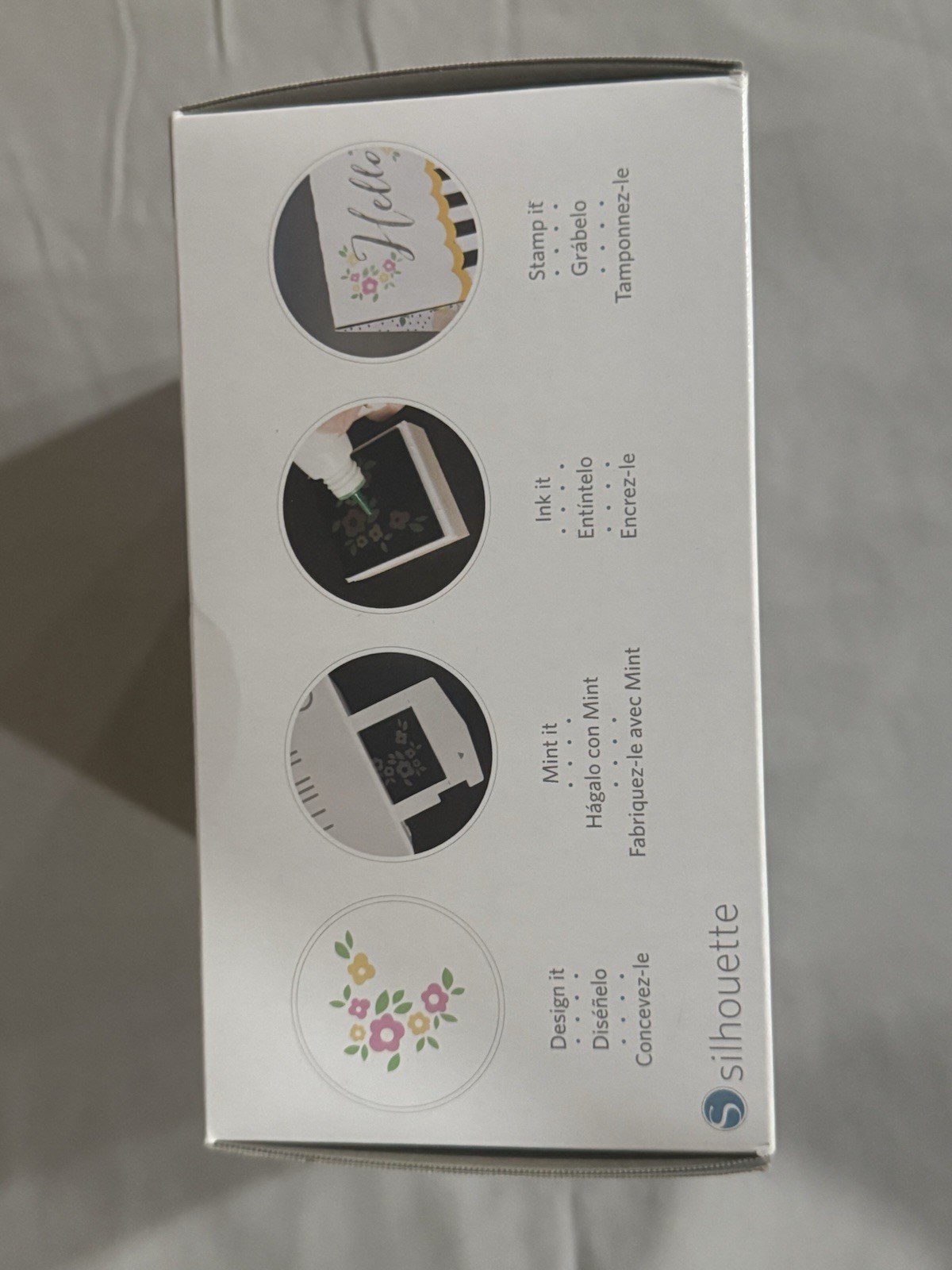 Silhouette Mint Custom Stamp Maker Machine Kit with Ink Bottles