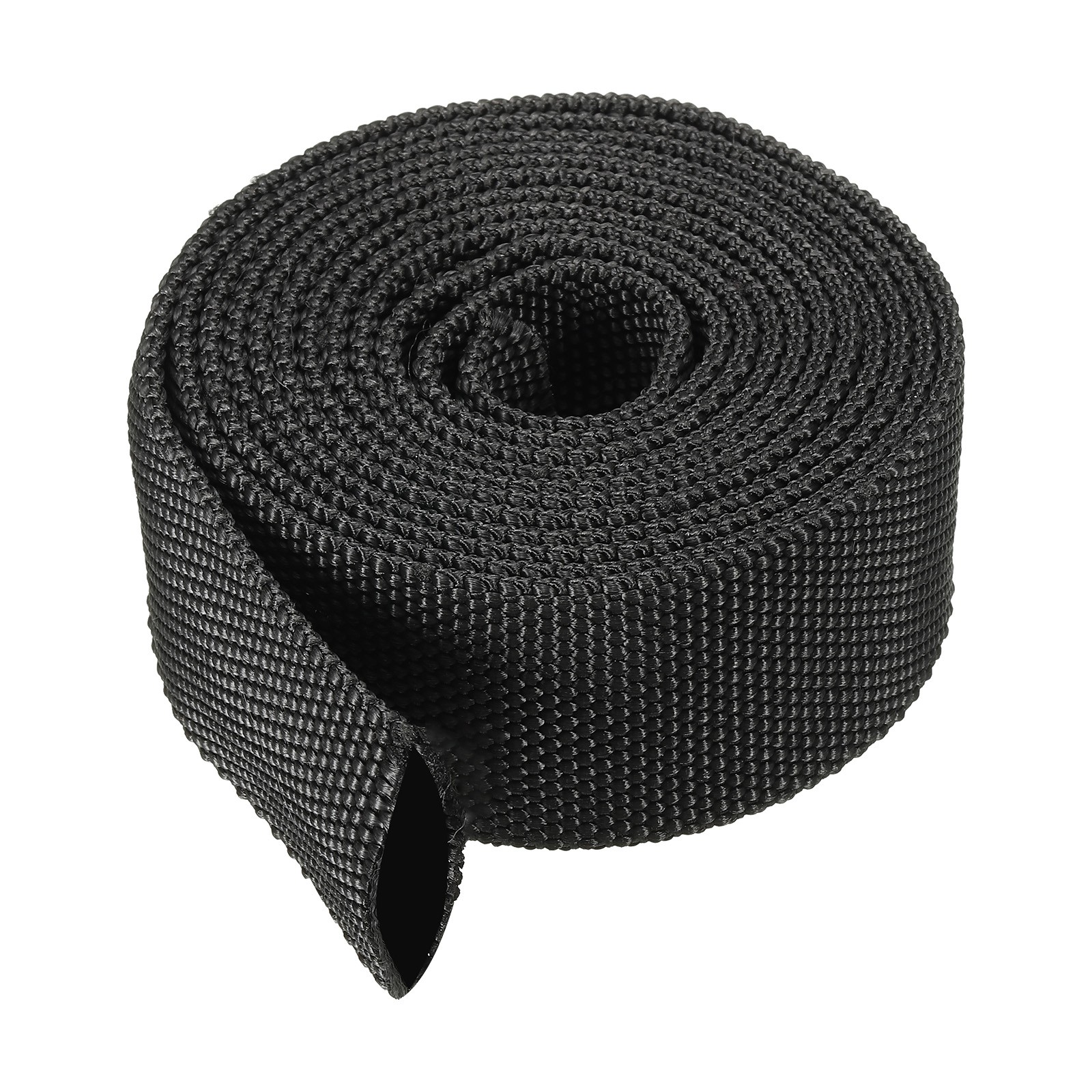 1.4" ID 6.5FT Nylon Protection Tube Sleeve, Cable Cover Protection, Black