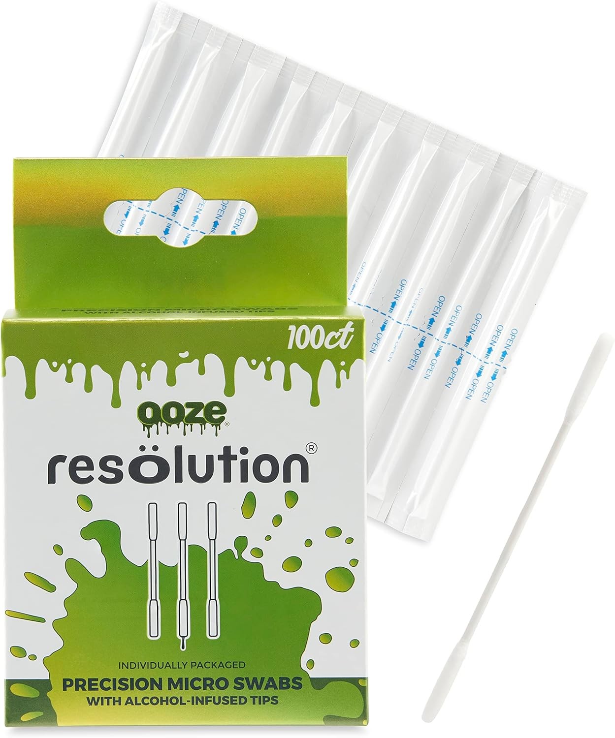 Ooze Resolut  Cotton Swabs - Cotton Buds Filled With Rubbing