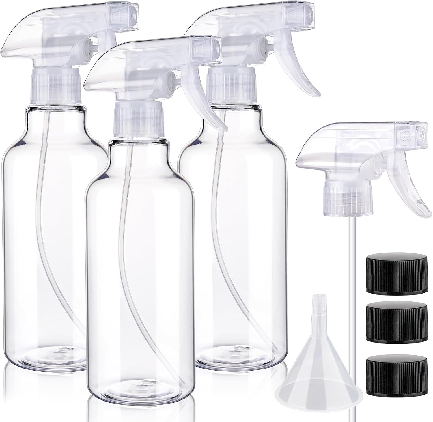 3 Pack Plastic Spray Bottles Empty Spray Bottle 10Oz/300Ml Heavy Duty Spraying B
