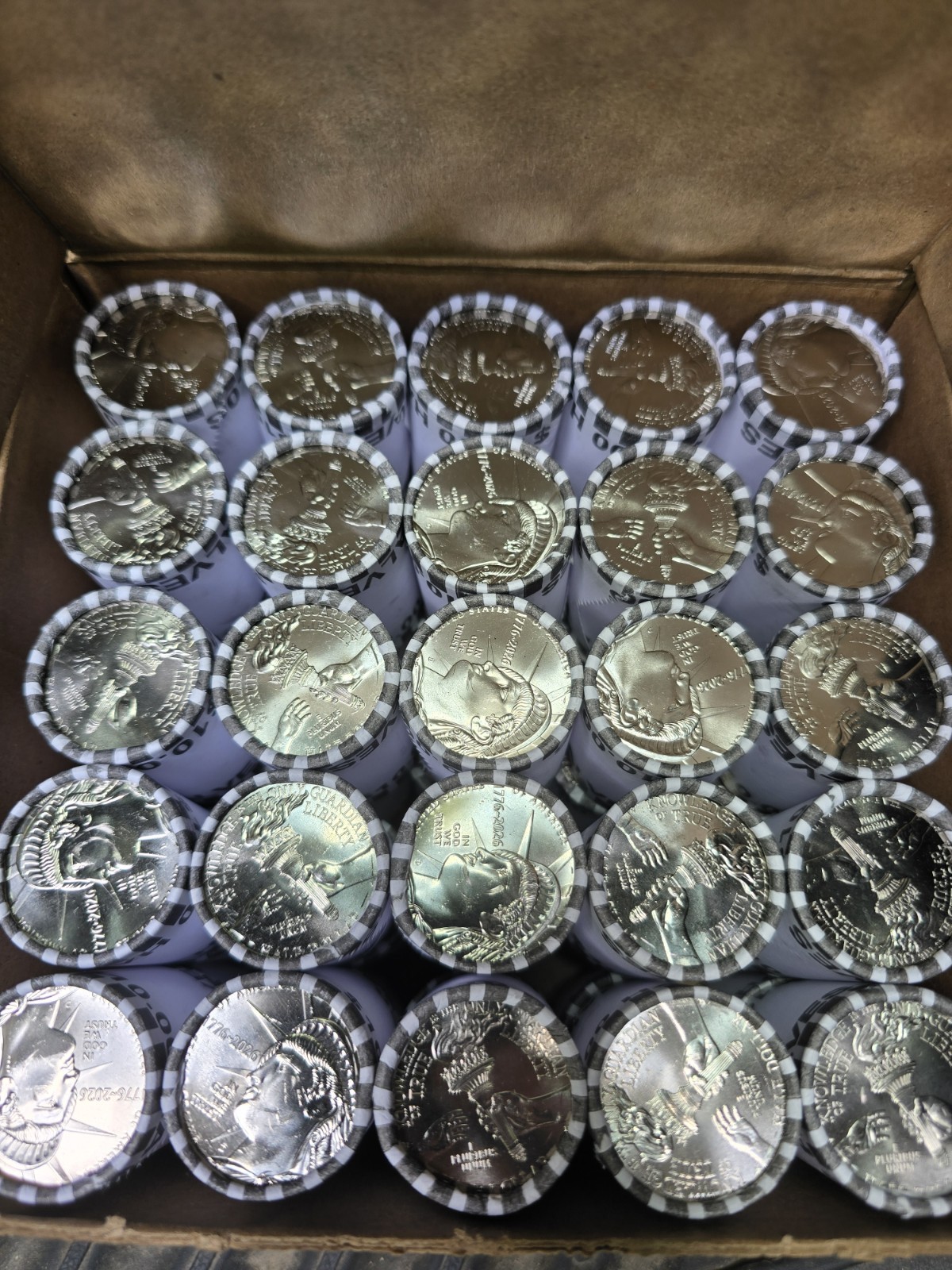 Full Box Of 1776-2026 D LIBERTY SEMIQUINCENTENNIAL HALF DOLLAR BU UNCIRCULATED!